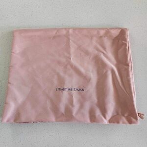 Stuart Weitzman Pink Shoe Dust Bag 14 x14